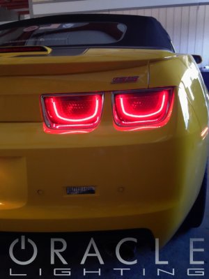 Chevrolet Camaro Tail Light Halo Kit - Rear - ORACLE Lighting - Afterburner 2.0 - Red - `10-`13